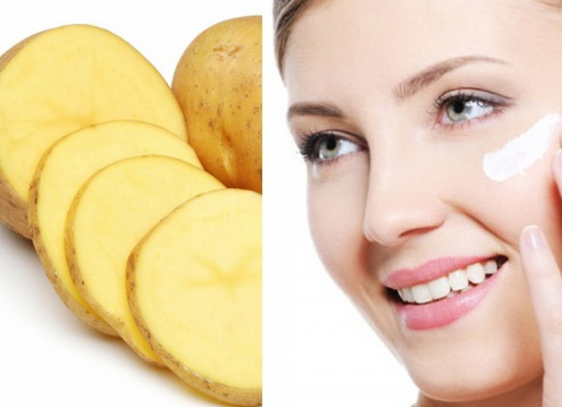 Tinh bột và chất làm se của khoai tây là một giải pháp chống kích ứng.