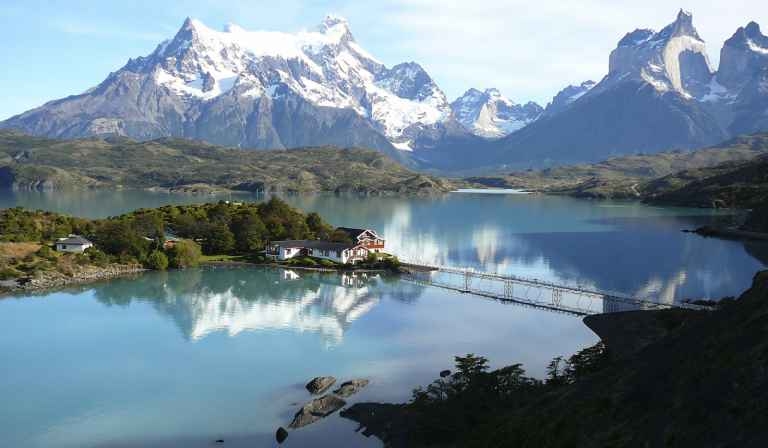 Khung cảnh nên thơ ở Patagonia, Chile