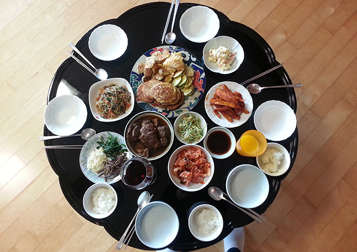Khay cơm truyền thống của đảo Jeju.