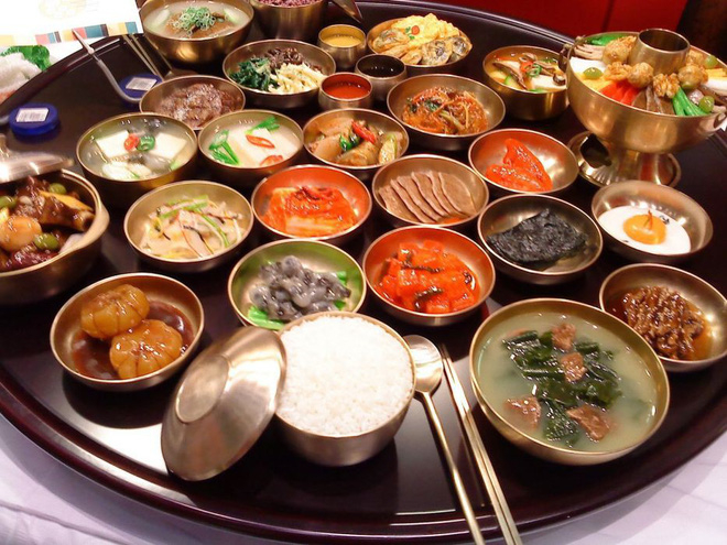 Khay cơm truyền thống của đảo Jeju.