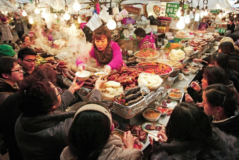 Chợ Gwangjang - Seoul, Hàn Quốc