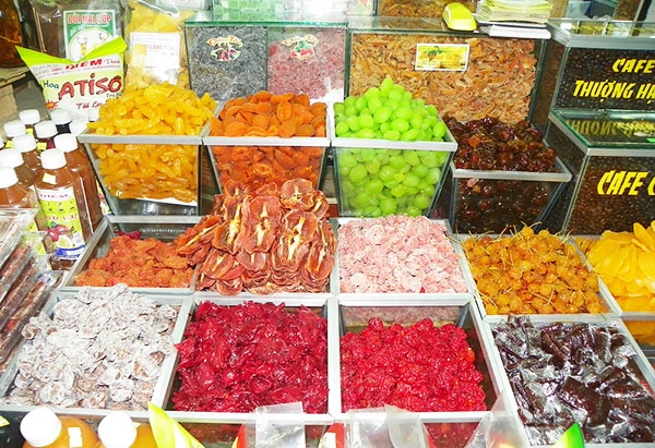 Đà Lạt nổi tiếng với nhiều loại trái cây sấy khô